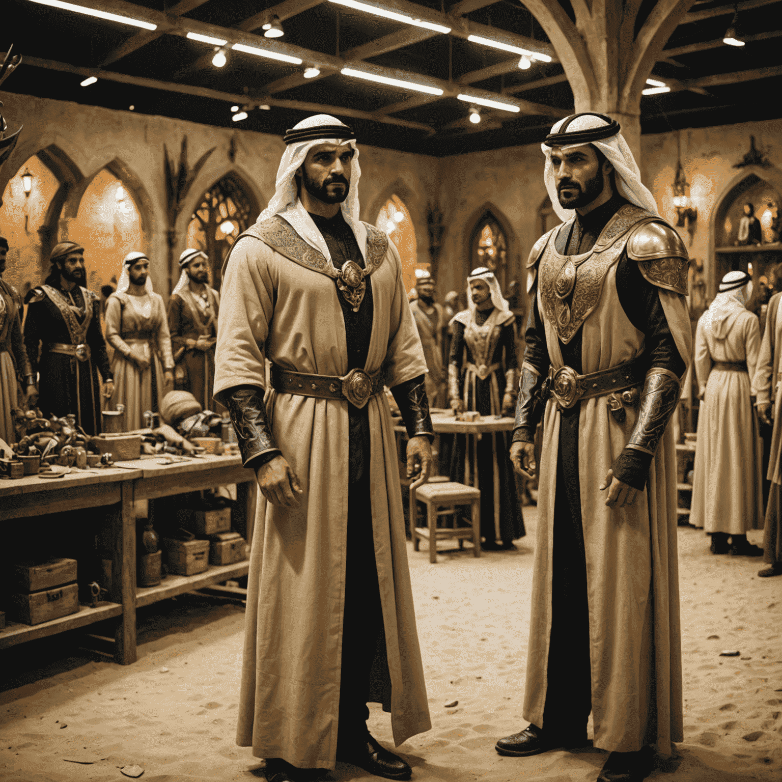 Exclusive behind-the-scenes look at a Dubai theme park's costume design and character preparation area